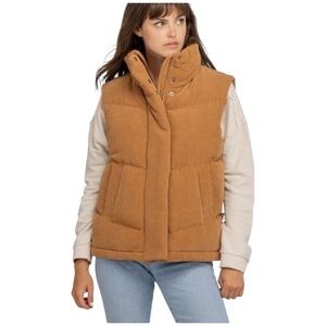 LIV OUTDOOR Size S Kiara
Corduroy Insulated Puffer Vest